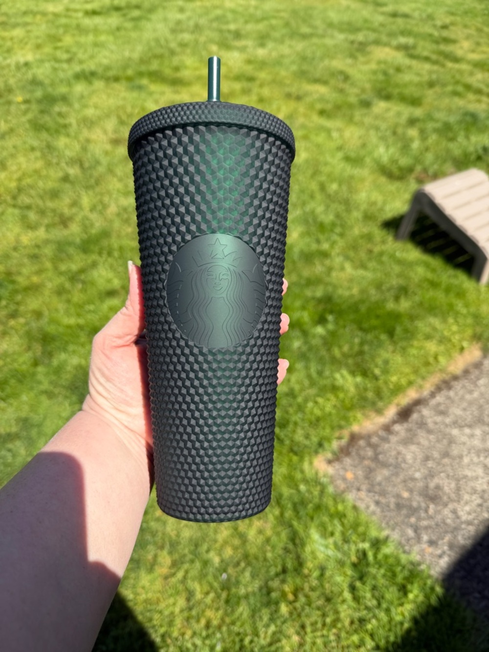 Matte Dark Green Starbucks Tumbler New